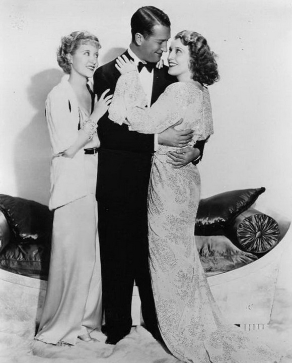 One Hour with You - Werbefoto - Genevieve Tobin, Maurice Chevalier, Jeanette MacDonald
