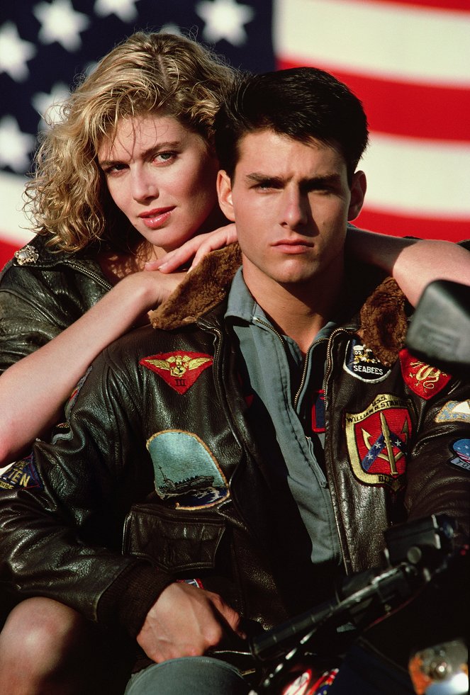 Top Gun (Ídolos del aire) - Promoción - Kelly McGillis, Tom Cruise