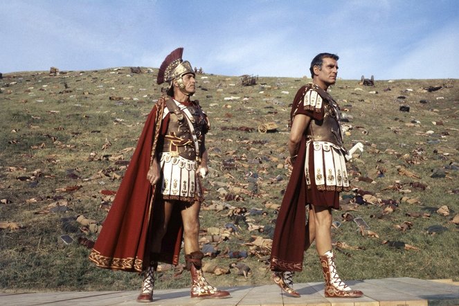 Spartacus - Dreharbeiten - Laurence Olivier