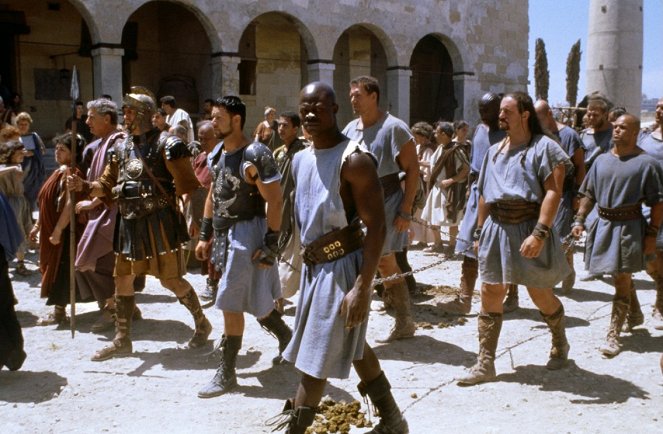 Gladiátor - Z filmu - Russell Crowe, Djimon Hounsou, Ralf Moeller