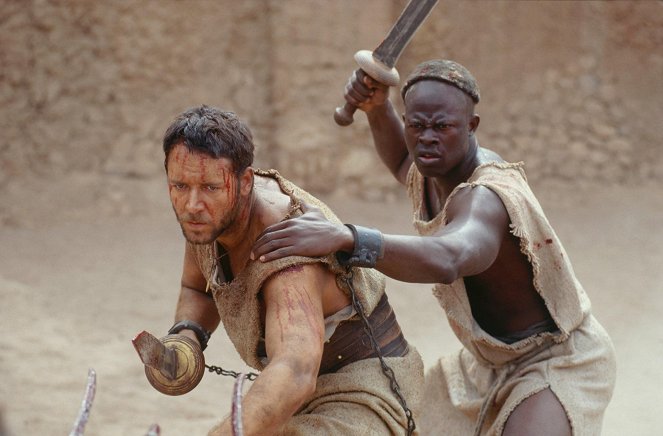 Gladiátor - Z filmu - Russell Crowe, Djimon Hounsou