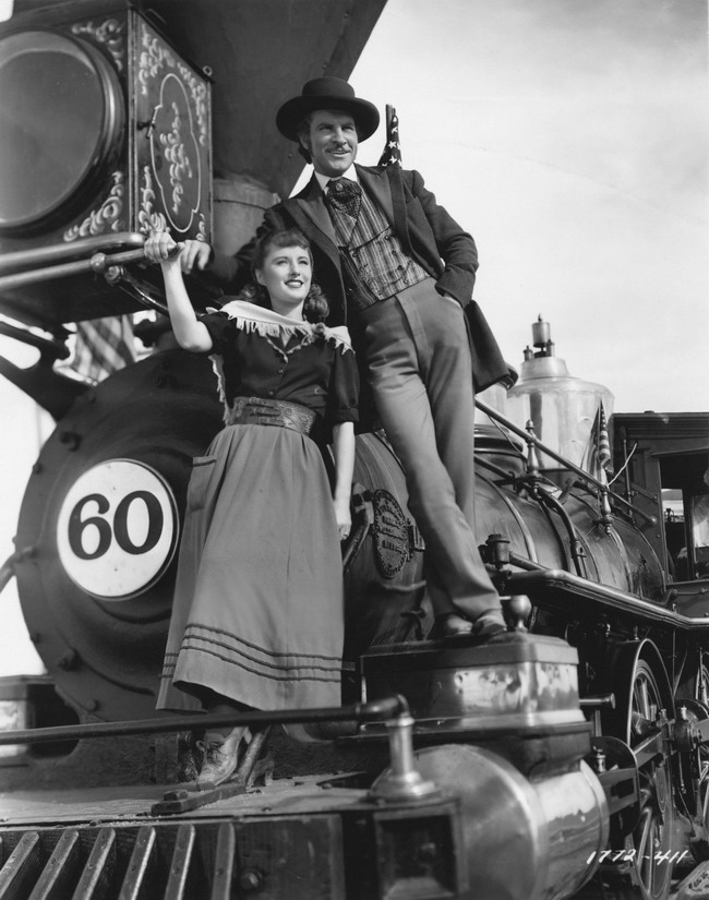 Union Pacific - Z filmu - Barbara Stanwyck, Robert Preston