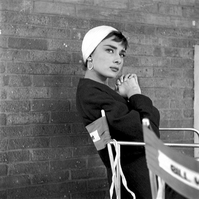 Sabrina - Van de set - Audrey Hepburn