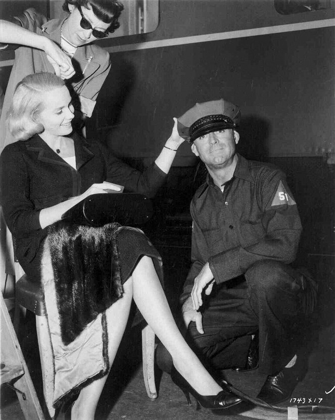 Der unsichtbare Dritte - Dreharbeiten - Eva Marie Saint, Cary Grant