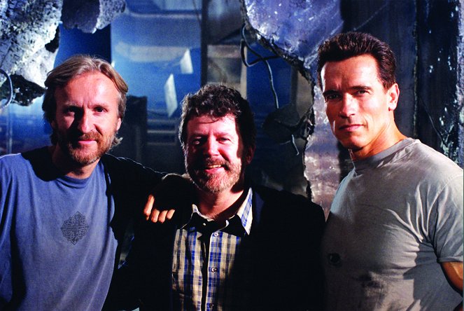 T2 3-D: Battle Across Time - Forgatási fotók - James Cameron, Arnold Schwarzenegger