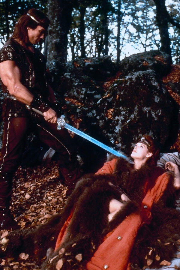 Vörös Szonja - Filmfotók - Arnold Schwarzenegger, Brigitte Nielsen