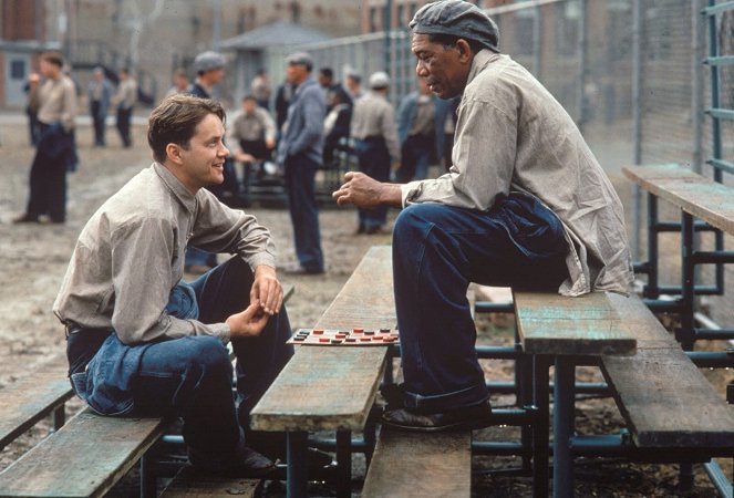 Skazani na Shawshank - Z filmu - Tim Robbins, Morgan Freeman