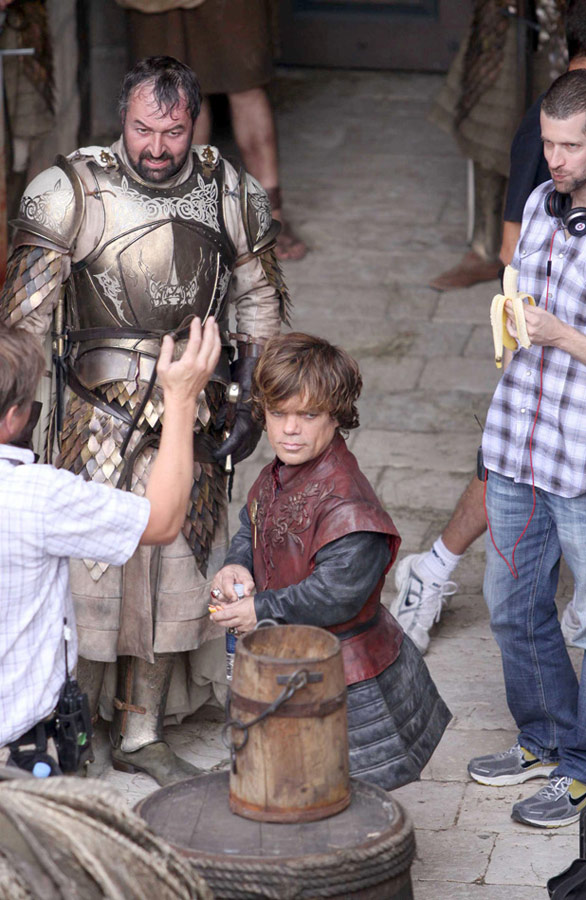 Game Of Thrones - Der Norden vergisst nicht - Dreharbeiten - Ian Beattie, Peter Dinklage