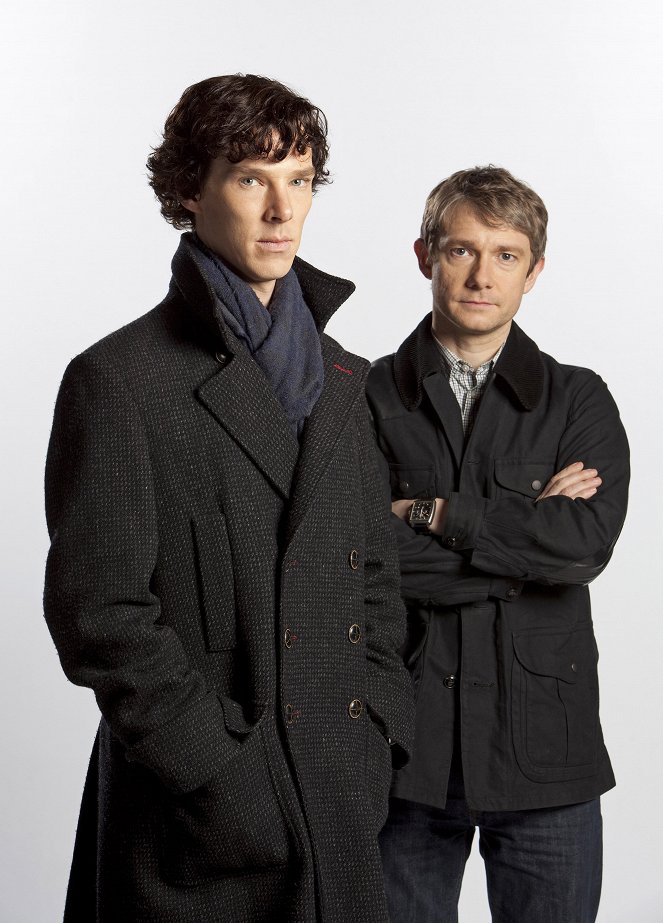 Sherlock - Werbefoto - Benedict Cumberbatch, Martin Freeman