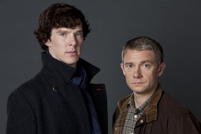 Sherlock - Werbefoto - Benedict Cumberbatch, Martin Freeman