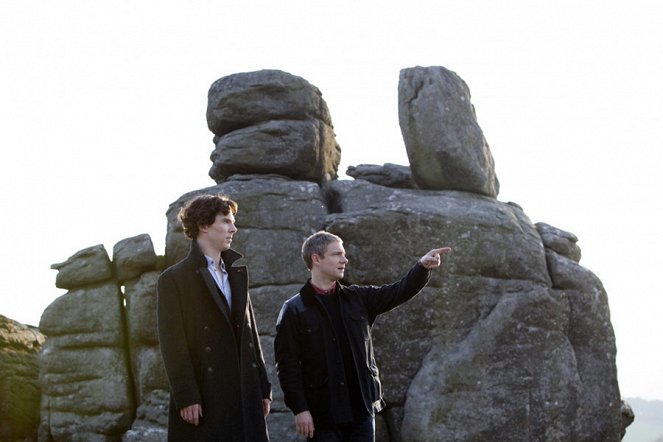 Sherlock - A sátán kutyái - Filmfotók - Benedict Cumberbatch, Martin Freeman