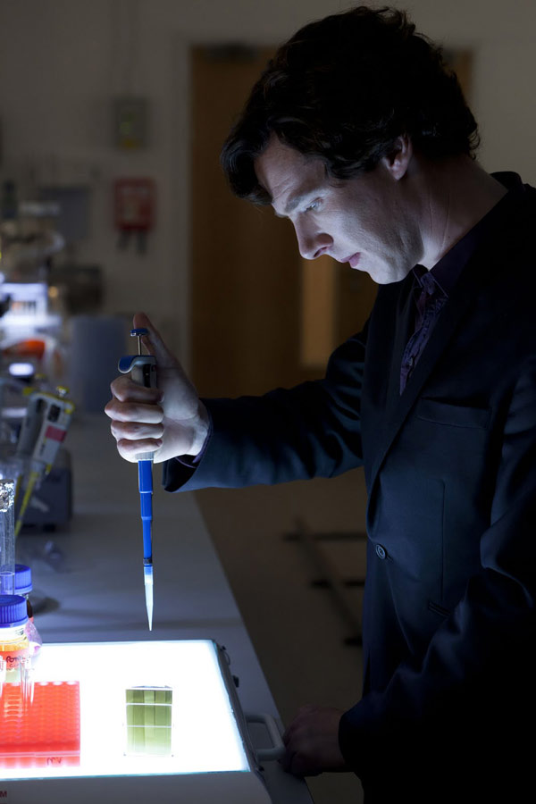 Sherlock - A Study in Pink - Van film - Benedict Cumberbatch