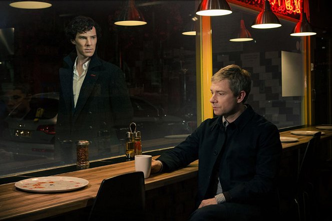 Sherlock - Filmfotos - Benedict Cumberbatch, Martin Freeman