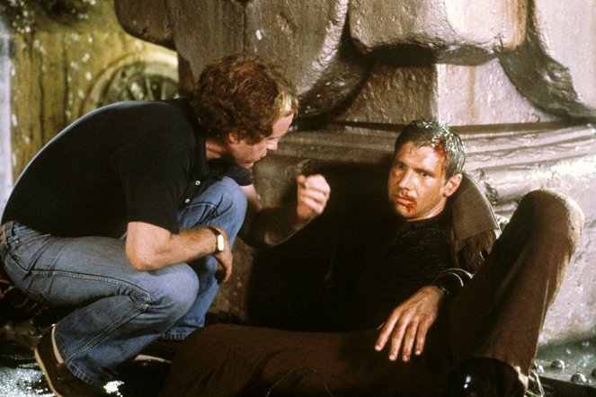 Blade Runner - Dreharbeiten - Ridley Scott, Harrison Ford