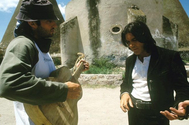 Tenkrát v Mexiku - Z natáčení - Robert Rodriguez, Antonio Banderas