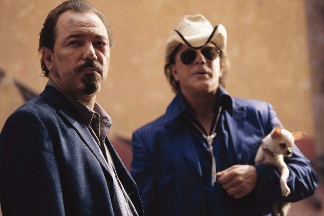 Once Upon a Time in Mexico - Photos - Rubén Blades, Mickey Rourke