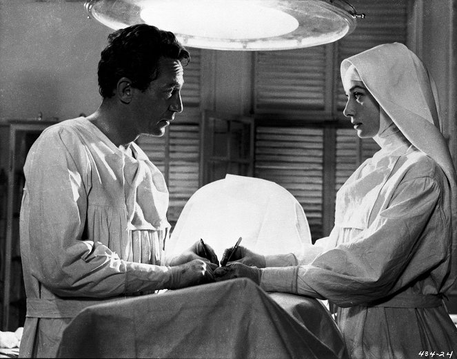 Historia de una monja - De la película - Peter Finch, Audrey Hepburn