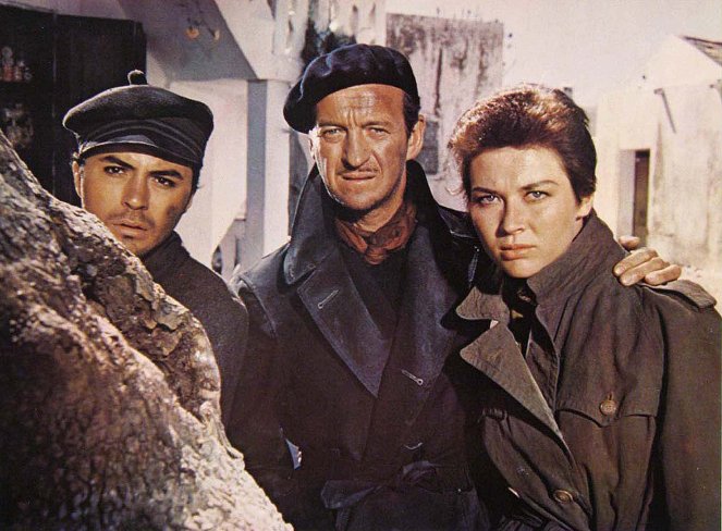 Los cañones de Navarone - De la película - James Darren, David Niven, Gia Scala