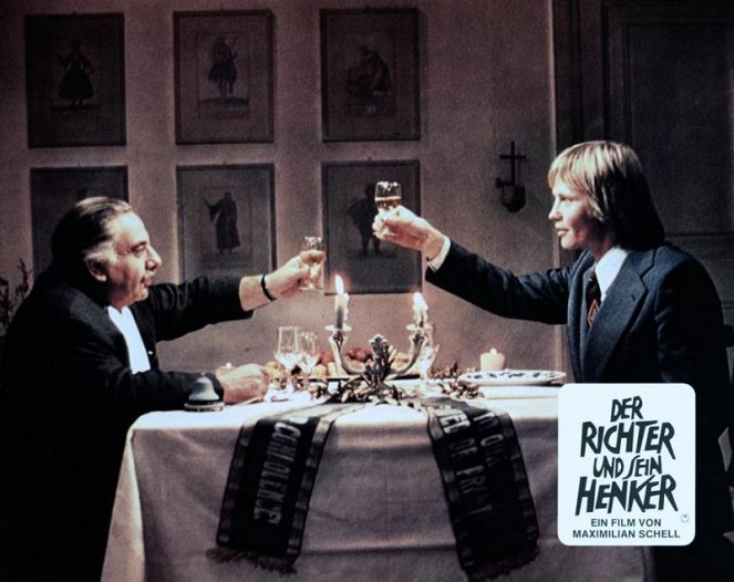 Der Richter und sein Henker - Lobbykarten - Martin Ritt, Jon Voight