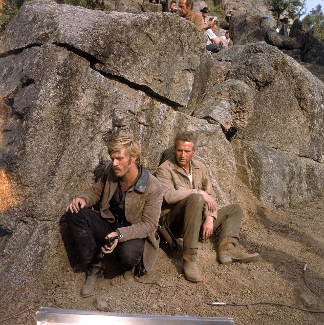 Butch Cassidy et le Kid - Tournage - Robert Redford, Paul Newman