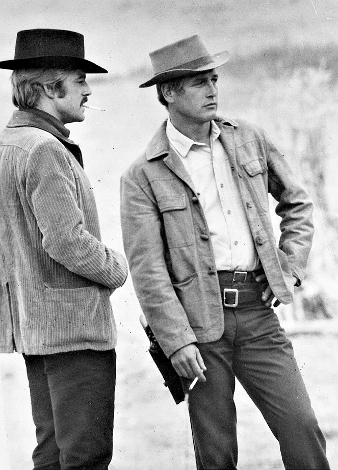 Zwei Banditen - Dreharbeiten - Robert Redford, Paul Newman