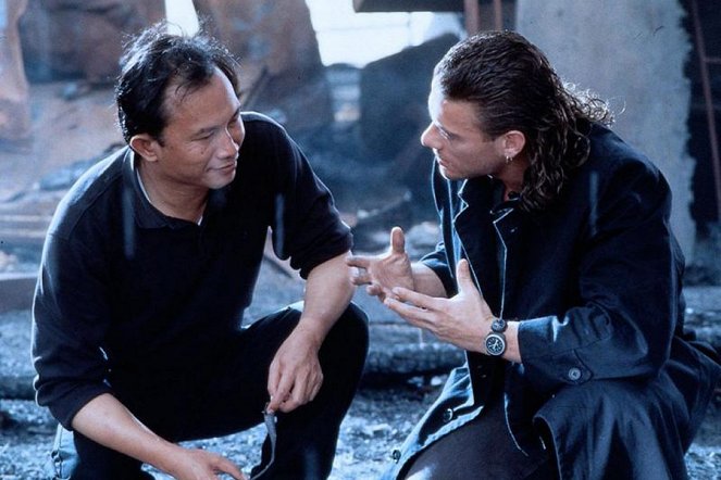 Perseguição Sem Tréguas - De filmagens - John Woo, Jean-Claude Van Damme