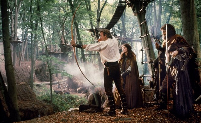 Robin Hood - Kráľ zbojníkov - Z filmu - Mary Elizabeth Mastrantonio, Kevin Costner, Nick Brimble
