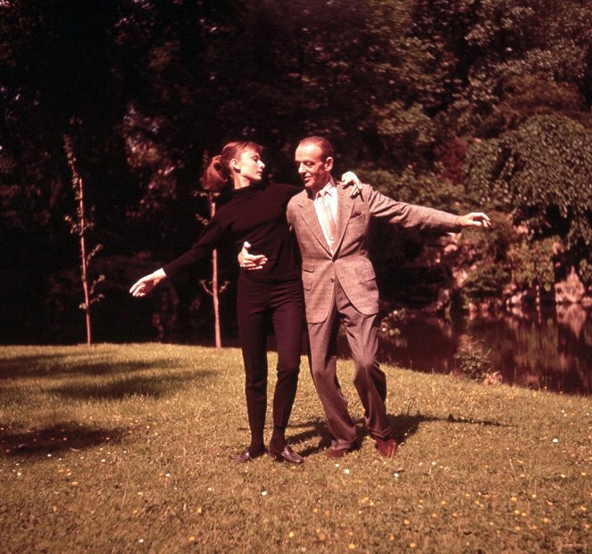 Rakastunut Pariisissa - Kuvat kuvauksista - Audrey Hepburn, Fred Astaire