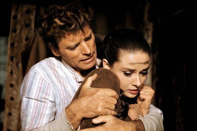 Los que no perdonan - De la película - Burt Lancaster, Audrey Hepburn