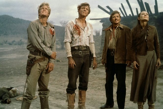 Los que no perdonan - De la película - Doug McClure, Burt Lancaster, Audie Murphy, Audrey Hepburn