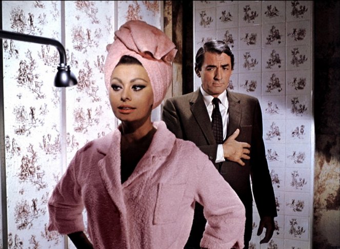 Arabeske - Filmfotos - Sophia Loren, Gregory Peck
