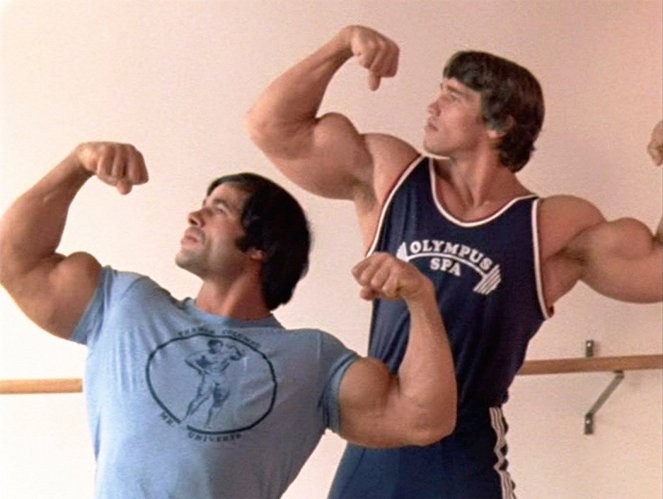 O Homem dos Músculos de Aço - Do filme - Franco Columbu, Arnold Schwarzenegger