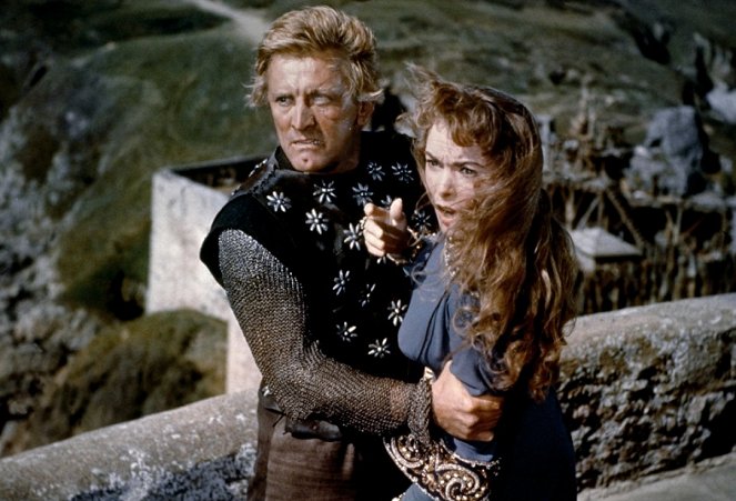Vikingové - Z filmu - Kirk Douglas, Janet Leigh