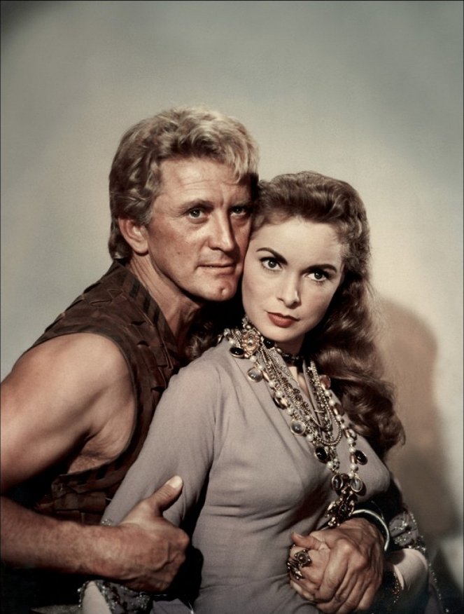 Die Wikinger - Werbefoto - Kirk Douglas, Janet Leigh