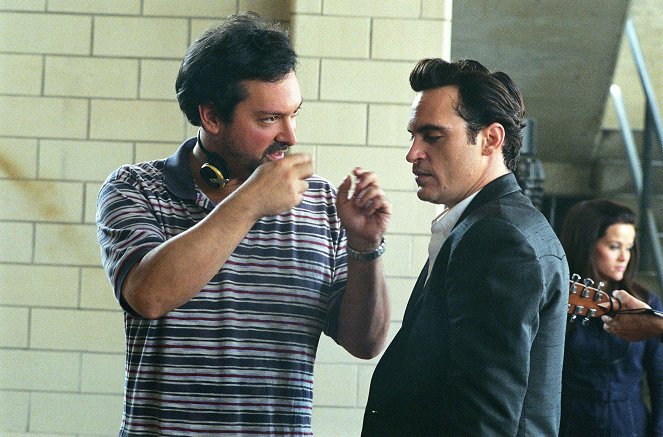 Walk The Line - Dreharbeiten - James Mangold, Joaquin Phoenix, Reese Witherspoon