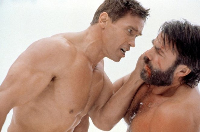 Červená horúčava - Z filmu - Arnold Schwarzenegger, Sven-Ole Thorsen