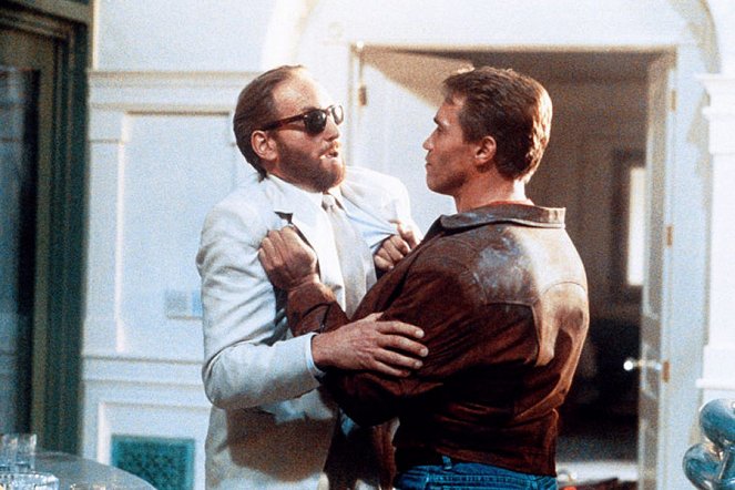 Last Action Hero - Filmfotos - Charles Dance, Arnold Schwarzenegger
