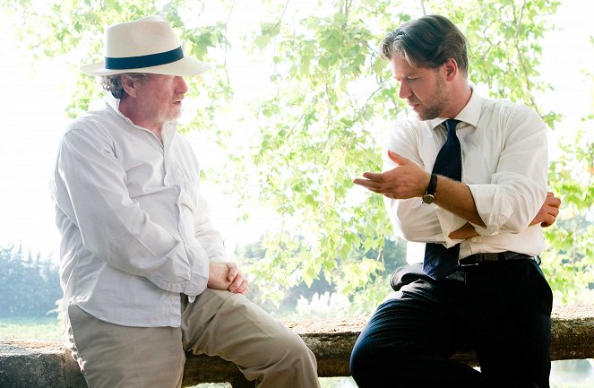 Un buen año - Del rodaje - Ridley Scott, Russell Crowe