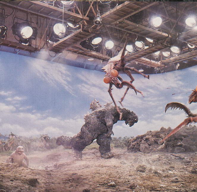 Godzilla - Frankenstein jagt Godzillas Sohn - Dreharbeiten