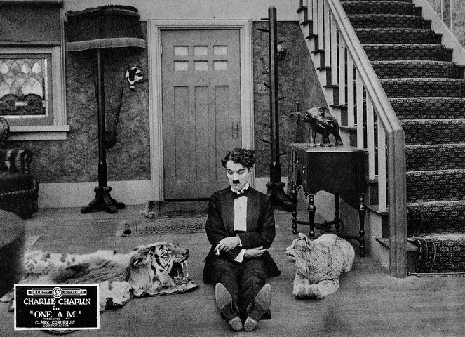 Chaplin se vrací z flámu - Z filmu - Charlie Chaplin