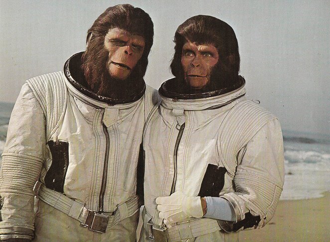 Útek z planéty opíc - Z filmu - Roddy McDowall, Kim Hunter