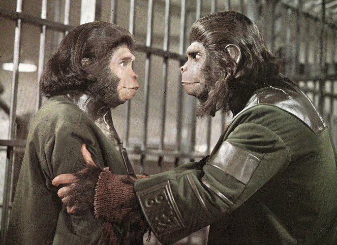 Les Évadés de la planète des singes - Film - Kim Hunter, Roddy McDowall