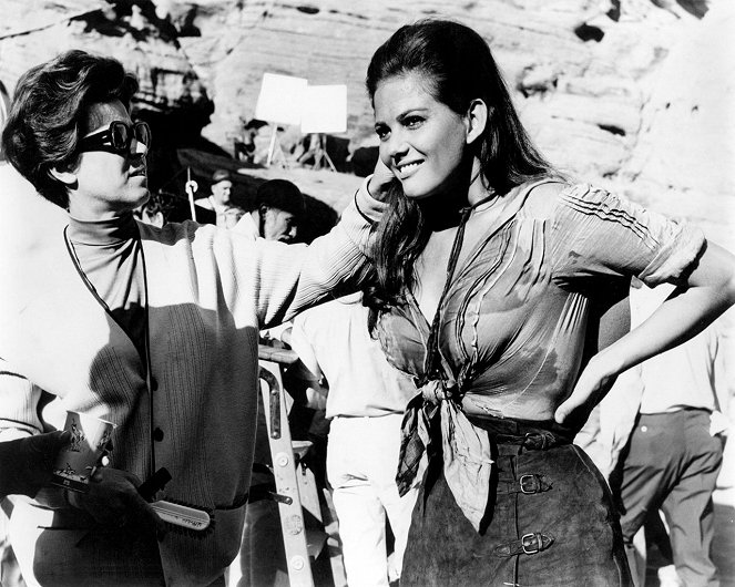 Profesionáli - Z nakrúcania - Claudia Cardinale