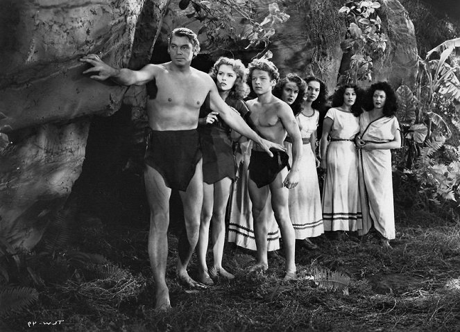 Tarzan und das Leopardenweib - Filmfotos - Johnny Weissmuller, Brenda Joyce, Johnny Sheffield