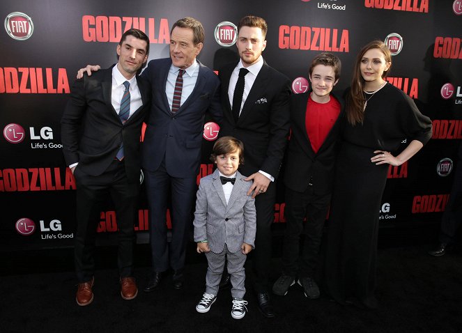 Godzilla 3D - Z imprez - Bryan Cranston, Aaron Taylor-Johnson, Carson Bolde, CJ Adams, Elizabeth Olsen