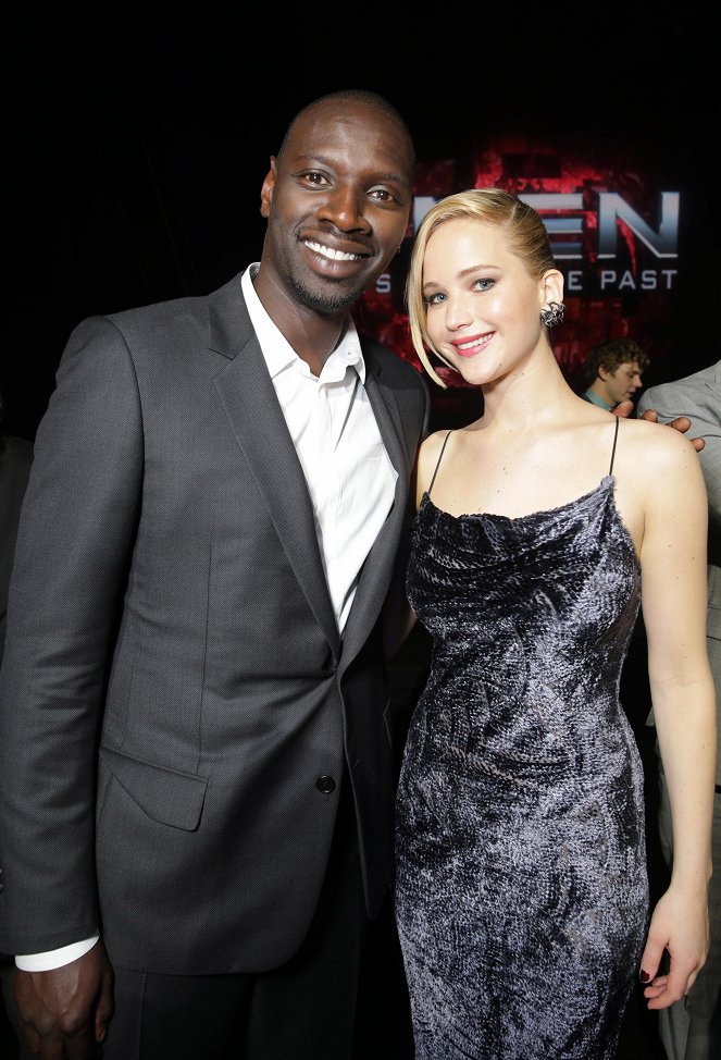 X-Men: Days of Future Past - Events - Omar Sy, Jennifer Lawrence