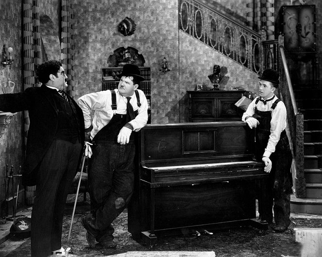 Sťahujeme piano - Z filmu - Billy Gilbert, Oliver Hardy, Stan Laurel