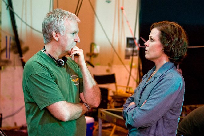 Avatar - Tournage - James Cameron, Sigourney Weaver