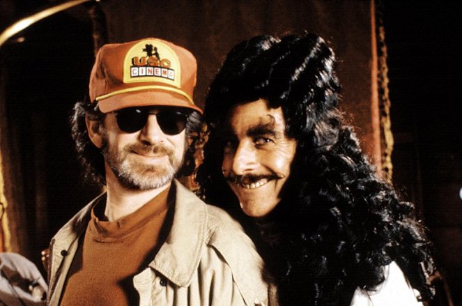 Kapteeni Koukku - Kuvat kuvauksista - Steven Spielberg, Dustin Hoffman