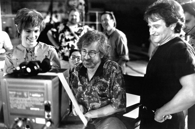 Hook - Van de set - Julia Roberts, Steven Spielberg, Robin Williams